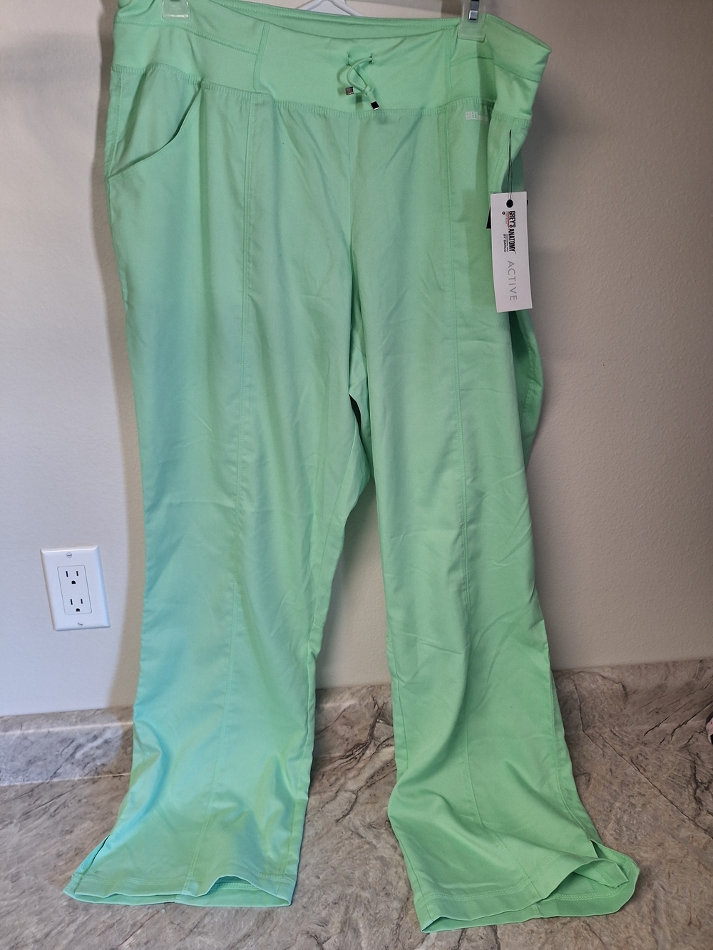 Grey's Anatomy Womens Green Scrub Pants
